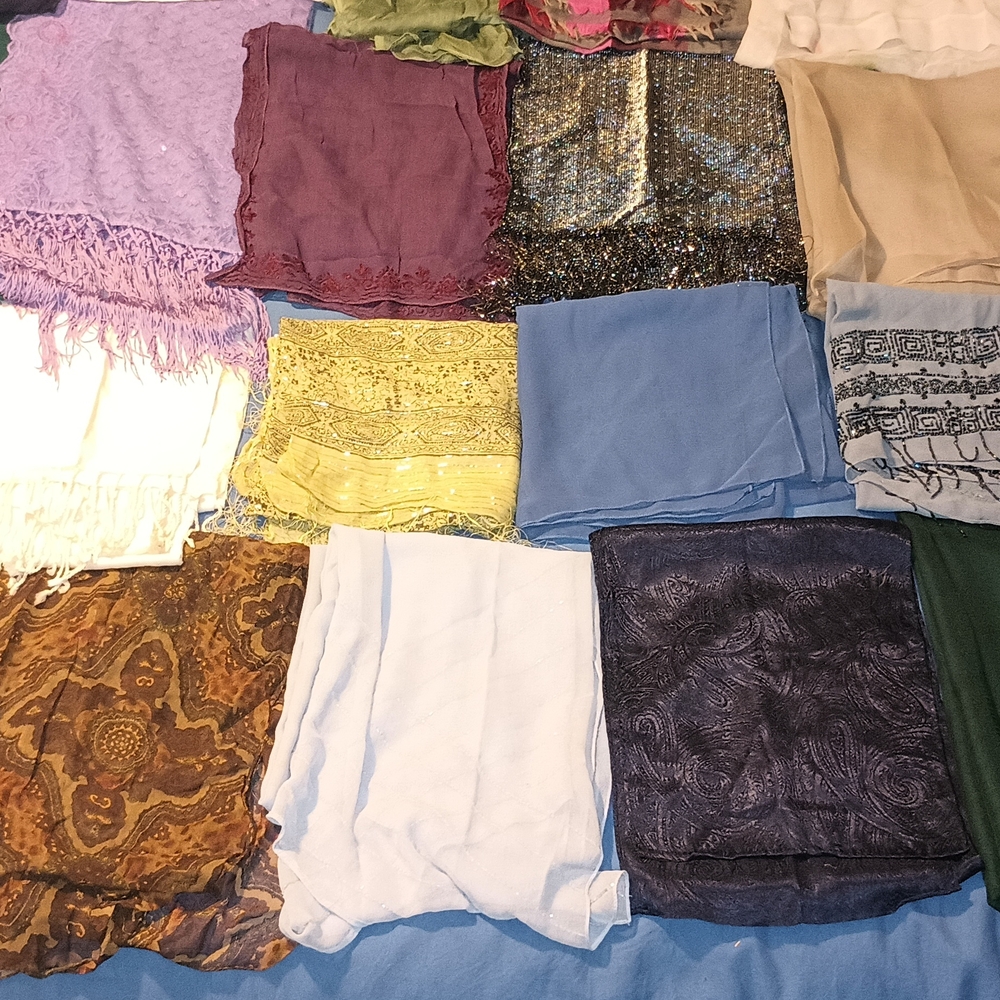 Colorful Assorted Scarves Collection